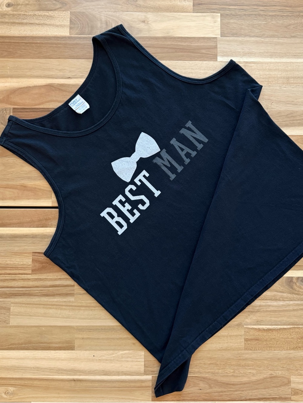 BEST MAN Black Tank Top - Men’s Size XL